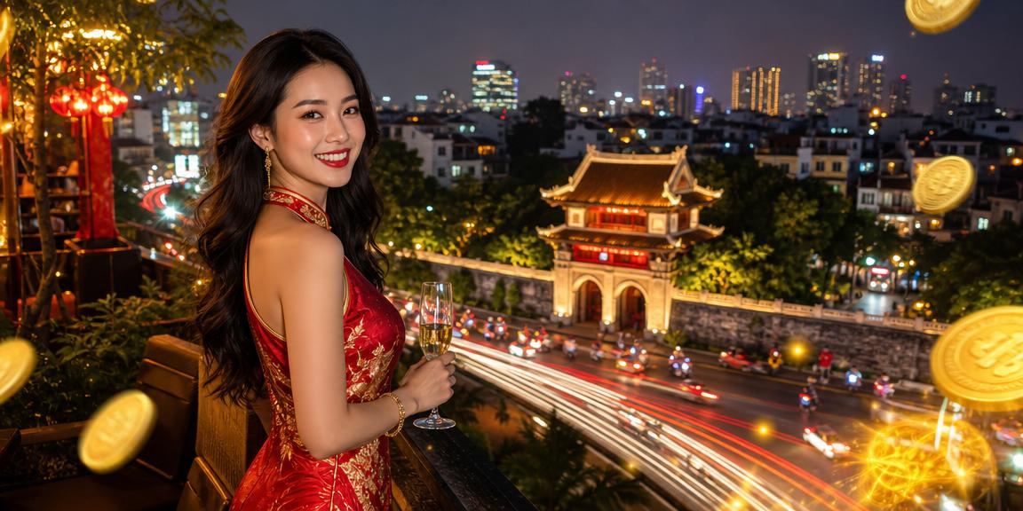 Không gian giải trí cá cược sôi động về đêm tại Hà Nội với ánh đèn neon rực rỡ