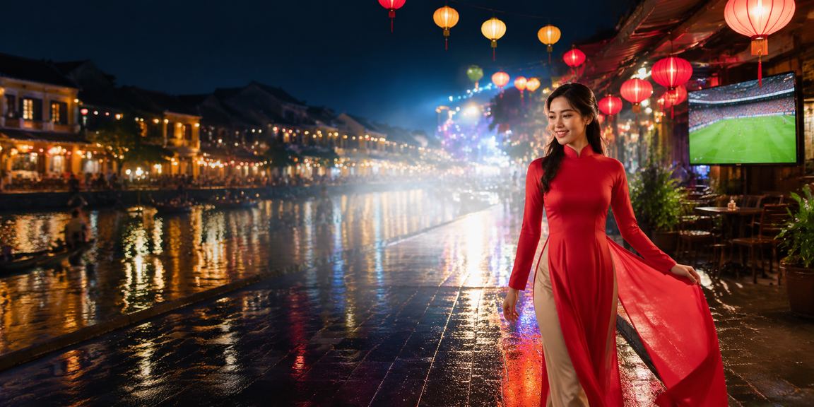 Phong cảnh Hội An với người dùng trải nghiệm nền tảng giải trí trực tuyến bên di sản văn hóa